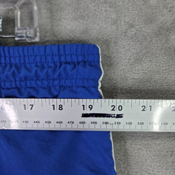 Mens Nike Team Blue Athletic Track Pants Windbreaker Zip Sides Drawstring Size M - Picture 7 of 10
